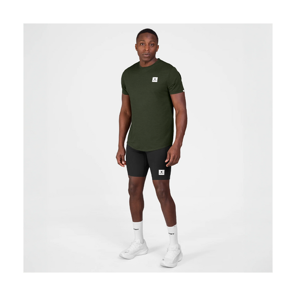 SAYSKY Men's Clean Combat Pro T-Shirt Green