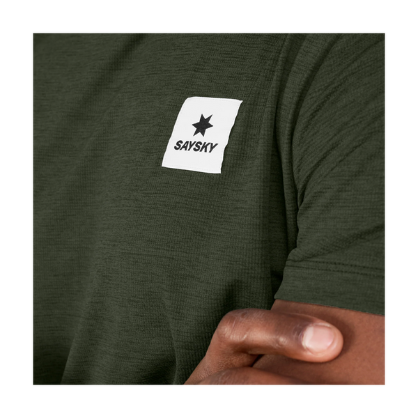 SAYSKY Men's Clean Combat Pro T-Shirt Green