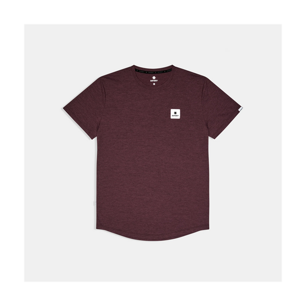 SAYSKY Men's Clean Combat Pro T-Shirt Burgundy