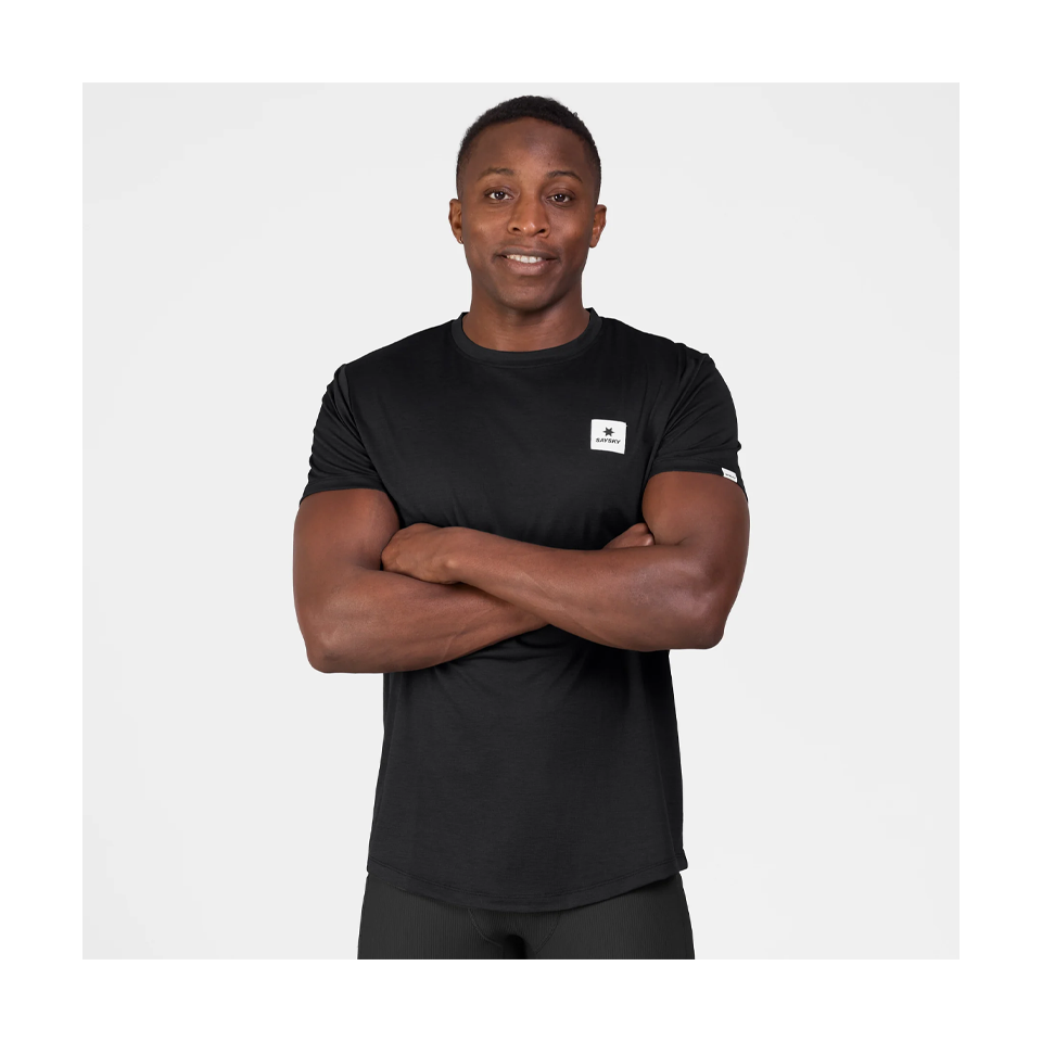 SAYSKY Men's Clean Combat Pro T-Shirt Black