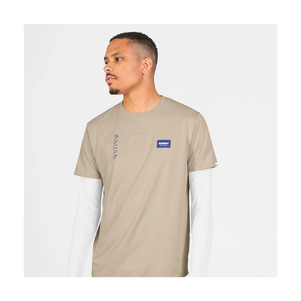 SAYSKY Men's Statement Combat Pro T-Shirt Sand