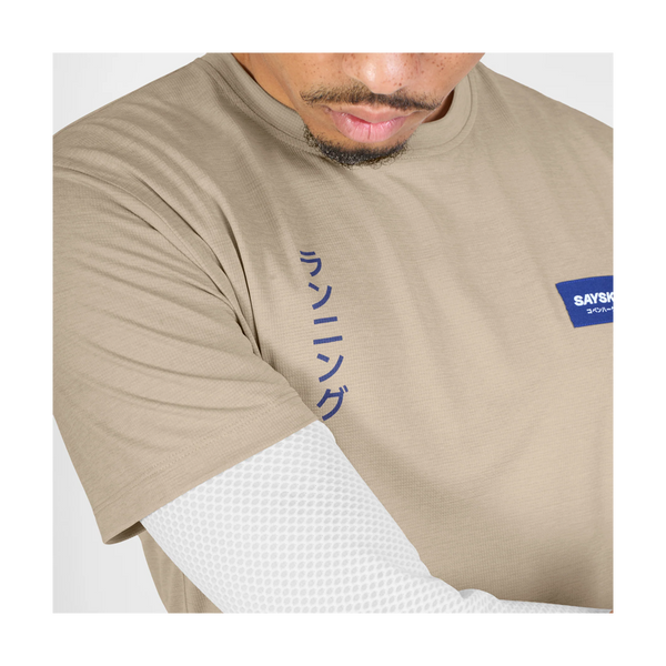 SAYSKY Men's Statement Combat Pro T-Shirt Sand