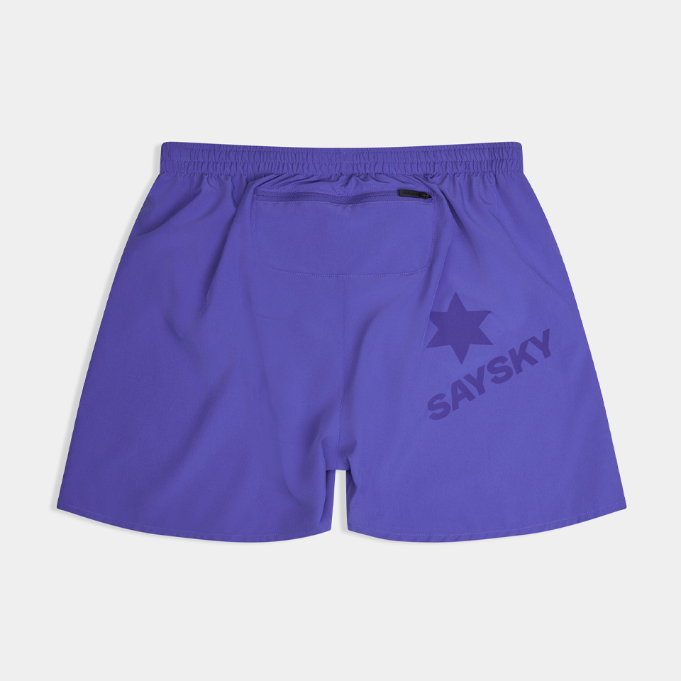 SAYSKY Men's Pace Shorts 5" Purple Secondary image