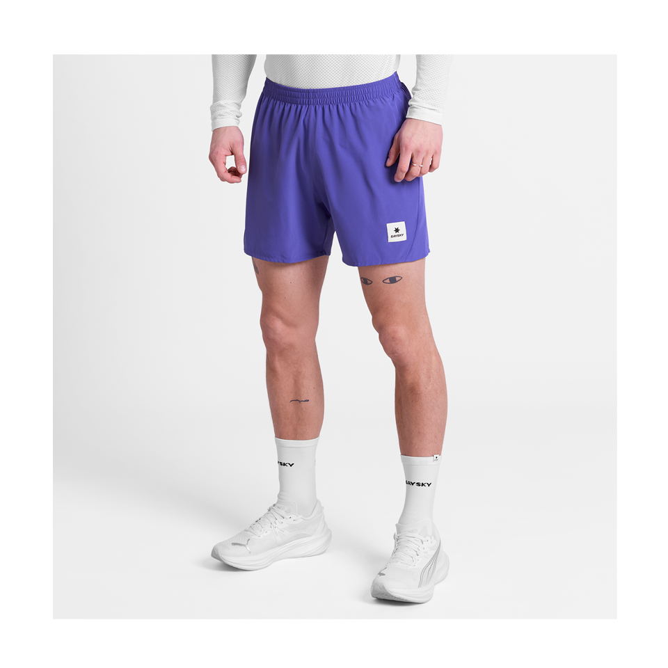 SAYSKY Men's Pace Shorts 5" Purple