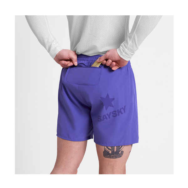 SAYSKY Men's Pace Shorts 5" Purple