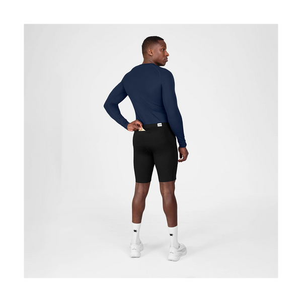 SAYSKY Men's Combat + Short Tights 9" Black
