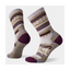 Smartwool Women's Hike Margarita Crew Socks Light Cushion Purple Eclipse