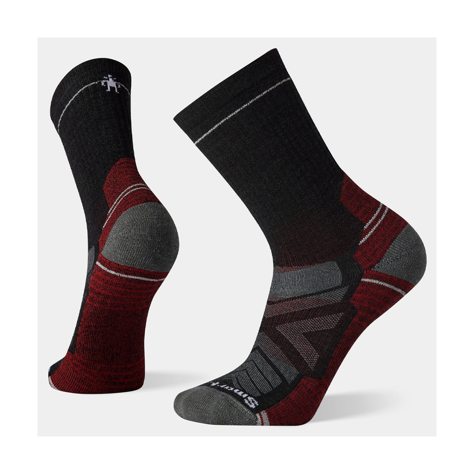 Smartwool Hike Crew Socks Light Cushion Charcoal