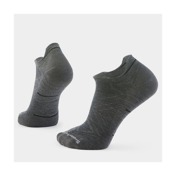 Smartwool Run Low Ankle Socks Zero Cushion Medium Gray