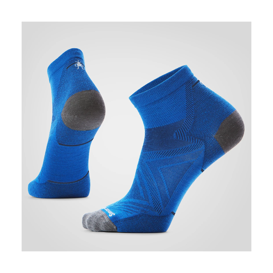 Smartwool Run Ankle Socks Zero Cushion Laguna Blue/Deep Navy