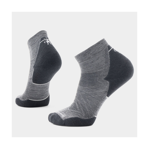 Smartwool Run Ankle Socks Targeted Cushion Medium Gray