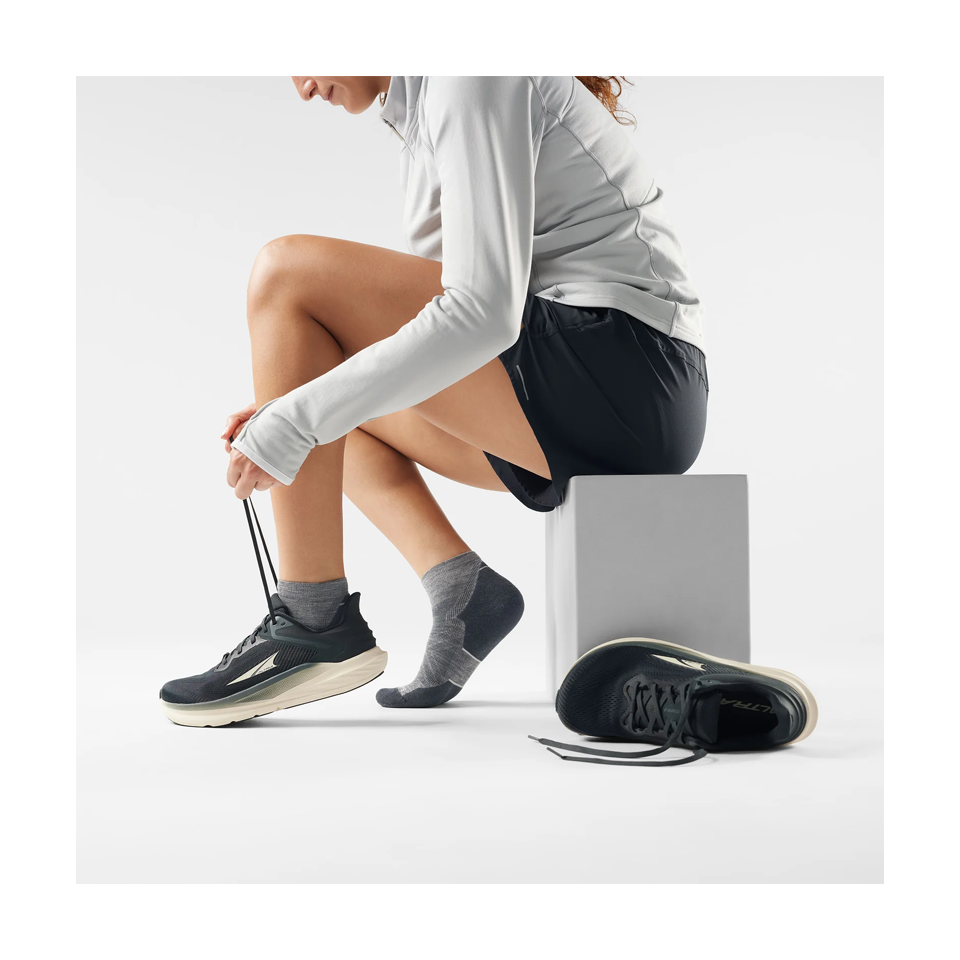Smartwool Run Ankle Socks Targeted Cushion Medium Gray