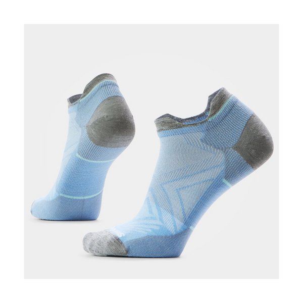 Smartwool Women's Run Low Ankle Socks Zero Cushion Serene Blue