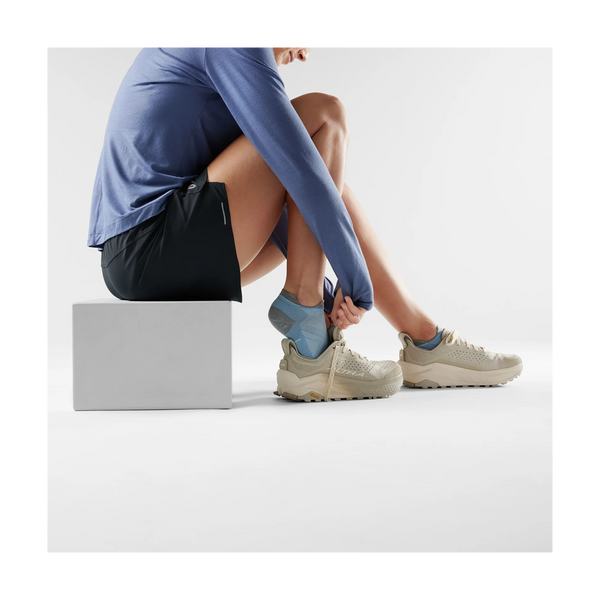 Smartwool Women's Run Low Ankle Socks Zero Cushion Serene Blue