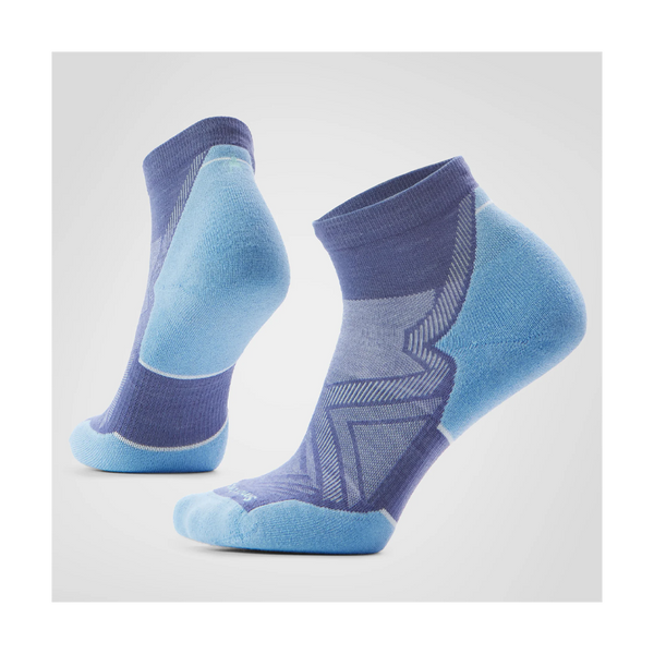 Smartwool Women's Run Ankle Socks Targeted Cushion Nightfall Blue
