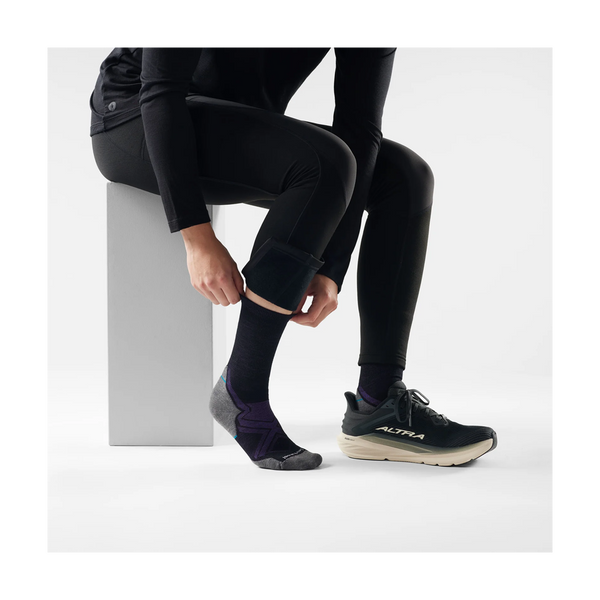 Smartwool Women's Run Cold Weather Crew Socks Targeted Cushion Black