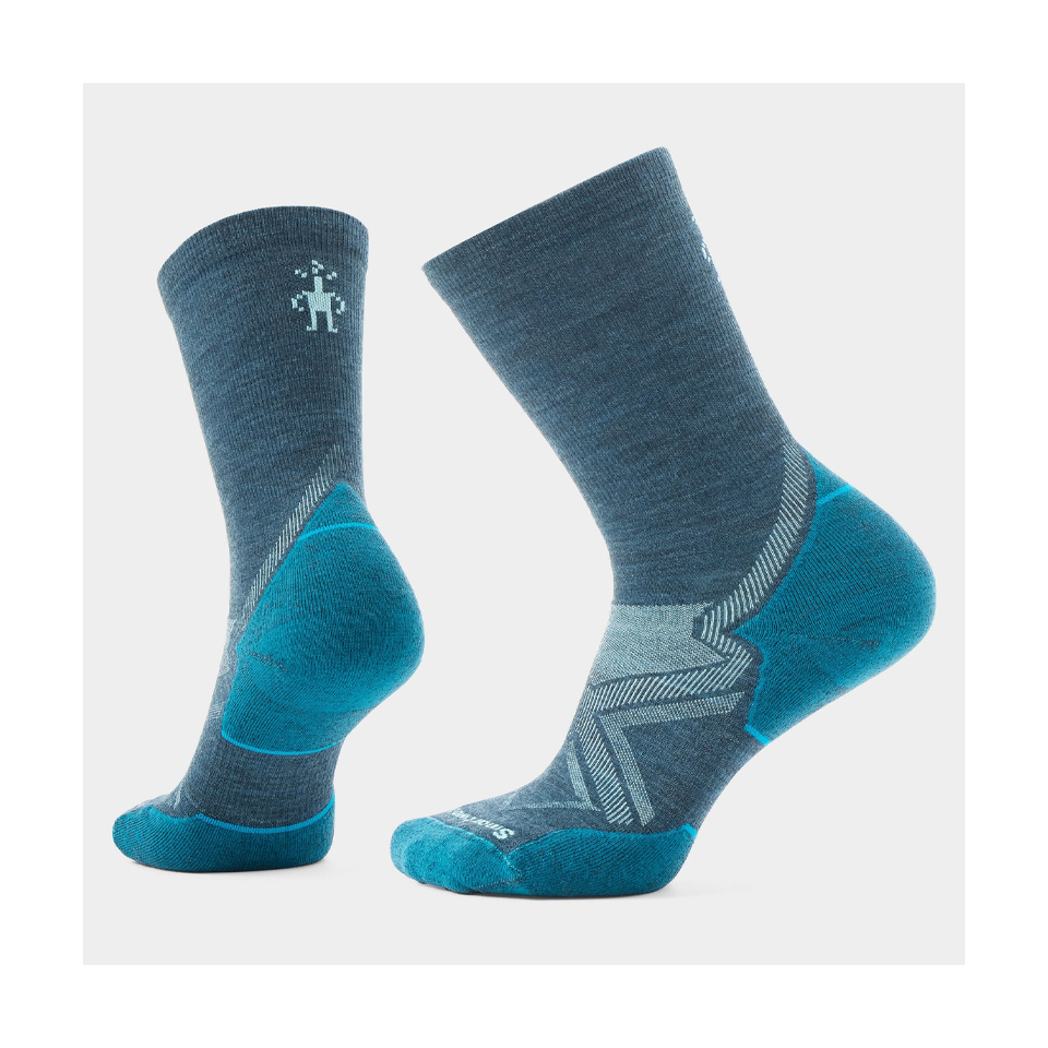 Smartwool Women's Run Cold Weather Crew Socks Targeted Cushion Twilight Blue Main image