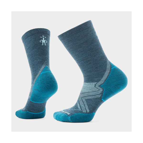Smartwool Women's Run Cold Weather Crew Socks Targeted Cushion Twilight Blue
