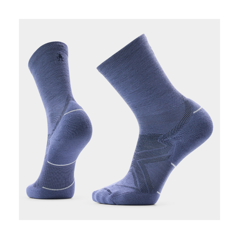 Smartwool Run Cold Weather Crew Socks Targeted Cushion Nightfall Blue