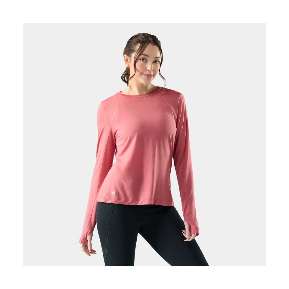 Smartwool Women's Active Long Sleeve Rosewood