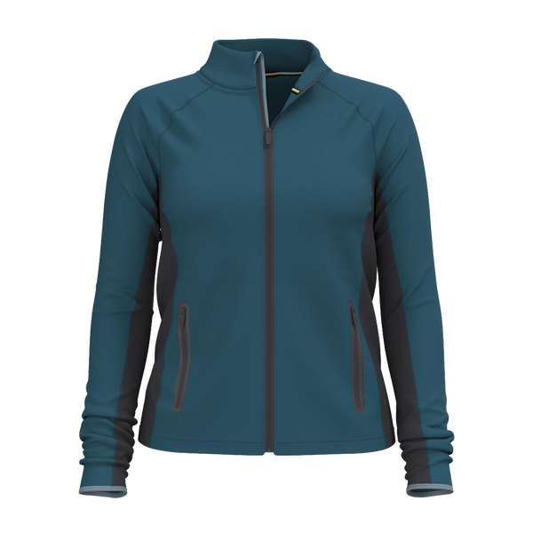 Smartwool Women's Active Fleece Full Zip Twilight Blue