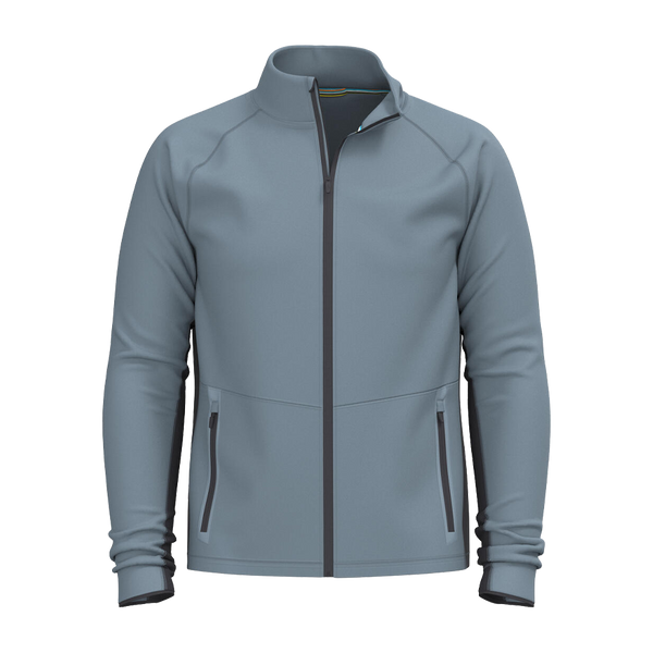 Smartwool Men's Active Fleece Jacket Pewter Blue