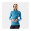 Smartwool Women's Classic Thermal Merino Base Layer 1/4 Zip Mineral Blue Heather