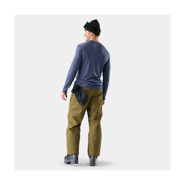 Smartwool Men's Classic Thermal Merino Base Layer Crew Nightfall Blue Heather