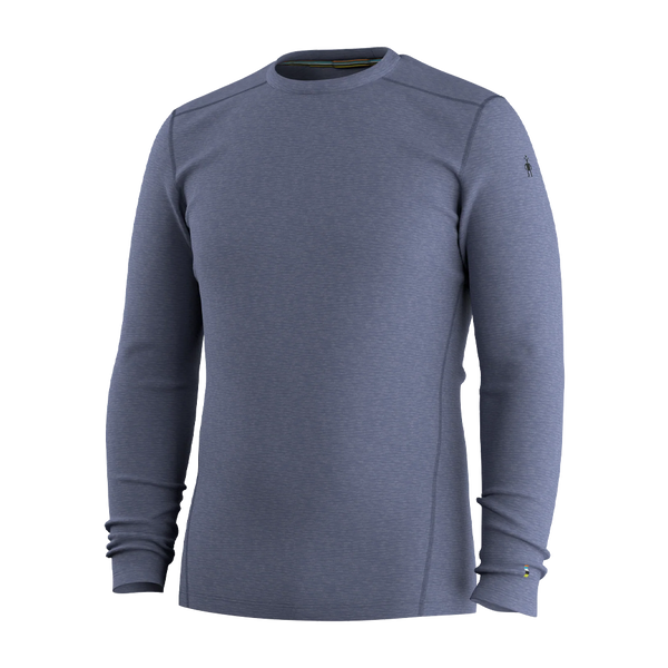 Smartwool Men's Classic Thermal Merino Base Layer Crew Nightfall Blue Heather
