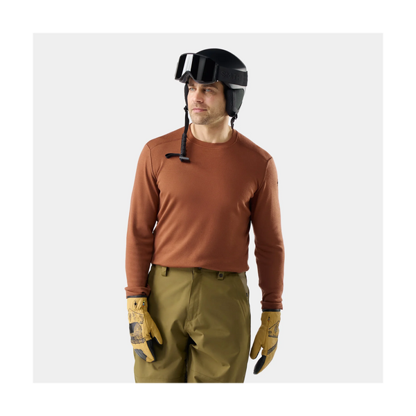 Smartwool Men's Classic Thermal Merino Base Layer Crew Burnt Sienna