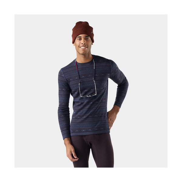 Smartwool Men's Classic Thermal Merino Base Layer Crew Nightfall Summit Soul