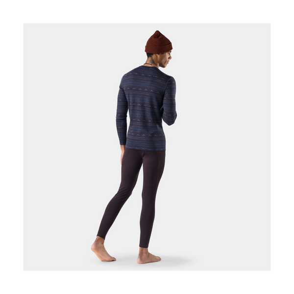 Smartwool Men's Classic Thermal Merino Base Layer Crew Nightfall Summit Soul