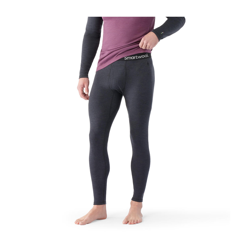 Smartwool Men's Classic Thermal Merino Base Layer Bottom Charcoal Heather