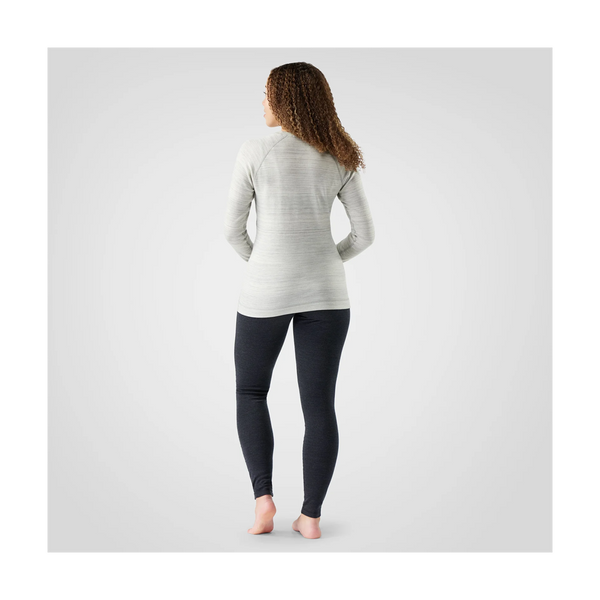 Smartwool Women's Classic Thermal Merino Base Layer Crew Light Gray Colour Shift