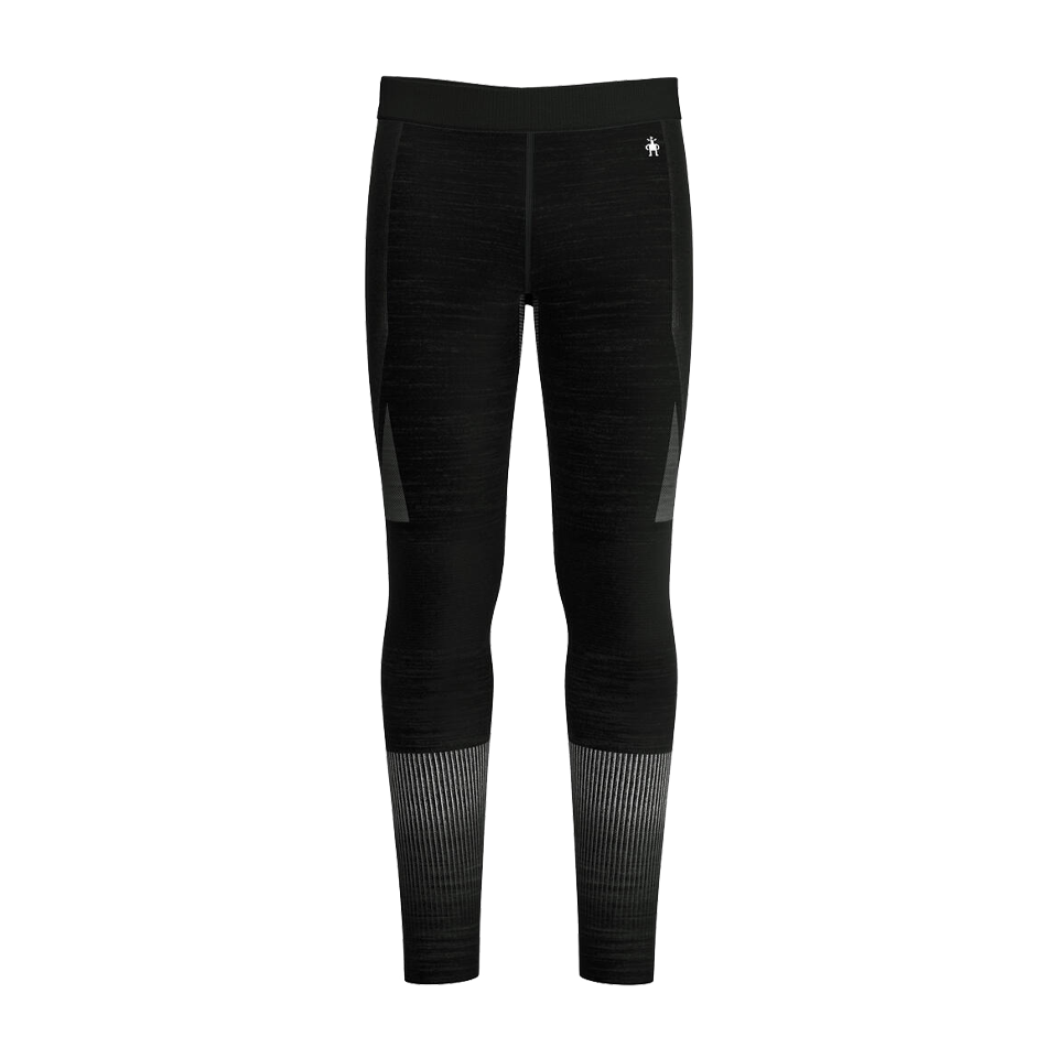 Smartwool Men's Intraknit Thermal Merino Base Layer Bottom Black-White