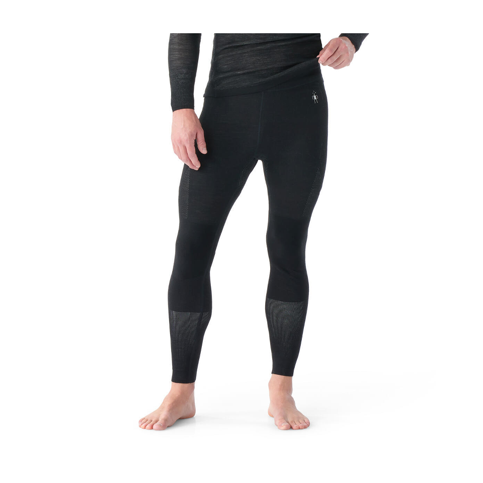 Smartwool Men's Intraknit Thermal Merino Base Layer Bottom Black-White Secondary image