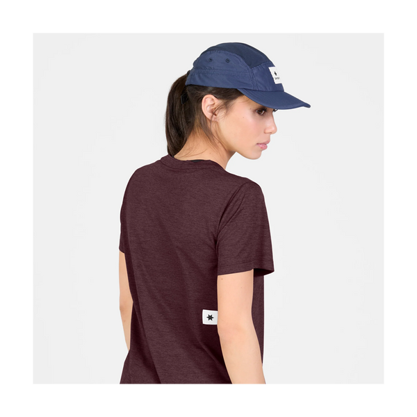 SAYSKY Women's Clean Combat Pro T-Shirt Burgundy