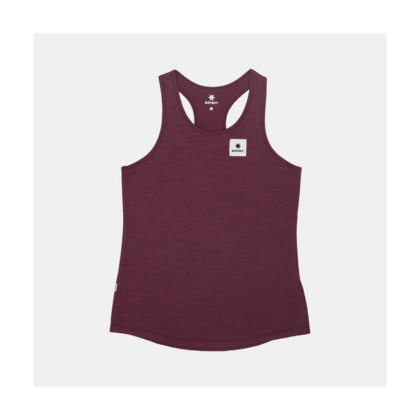 SAYSKY Women's Clean Combat Pro Singlet Burgundy