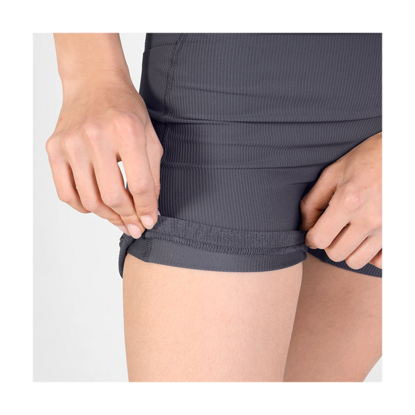 SAYSKY Women's Combat+ Rib Short Tights 4" Grey