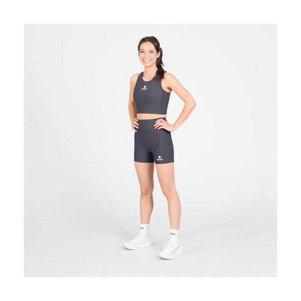 SAYSKY Women's Combat+ Rib Short Tights 4" Grey