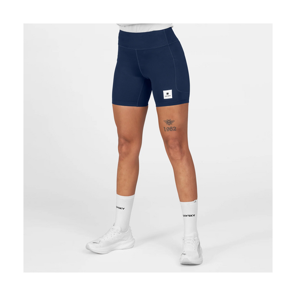 SAYSKY Women's Combat+ Short Tights 7" Blue