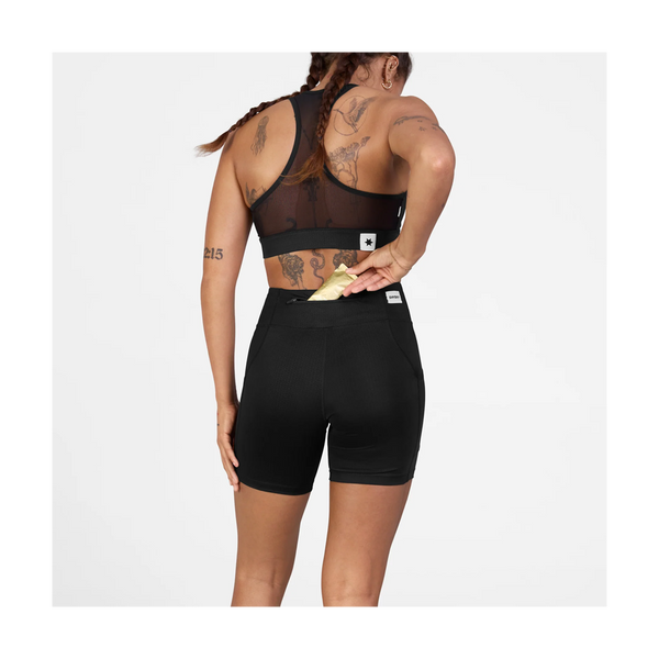 SAYSKY Women's Combat+ Short Tights 7" Black