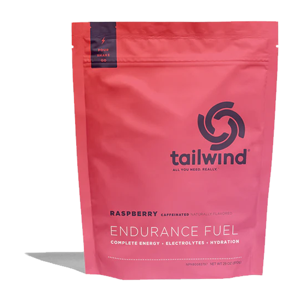 Tailwind Nutrition Endurance Fuel 30 Servings Raspberry - Caffeinated