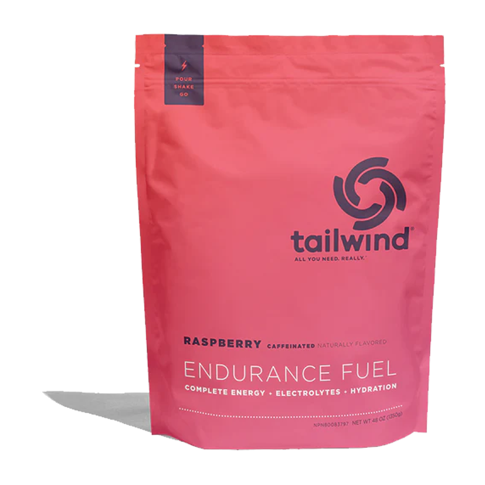 Tailwind Nutrition Endurance Fuel 50 Servings Raspberry - Caffeinated