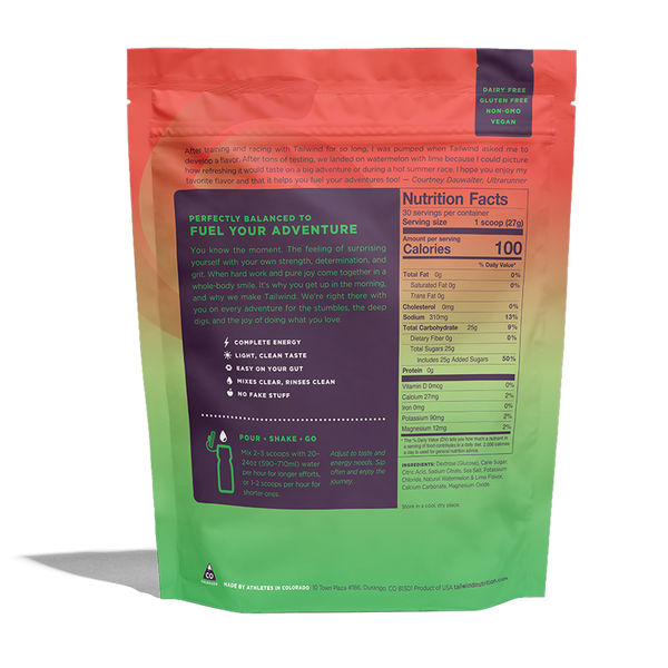 Tailwind Nutrition Endurance Fuel 30 Servings Dauwaltermelon