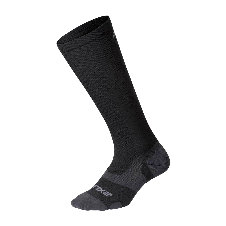 2XU Vectr Light Cushion Full Length Compression Socks Black/Titanium Main image