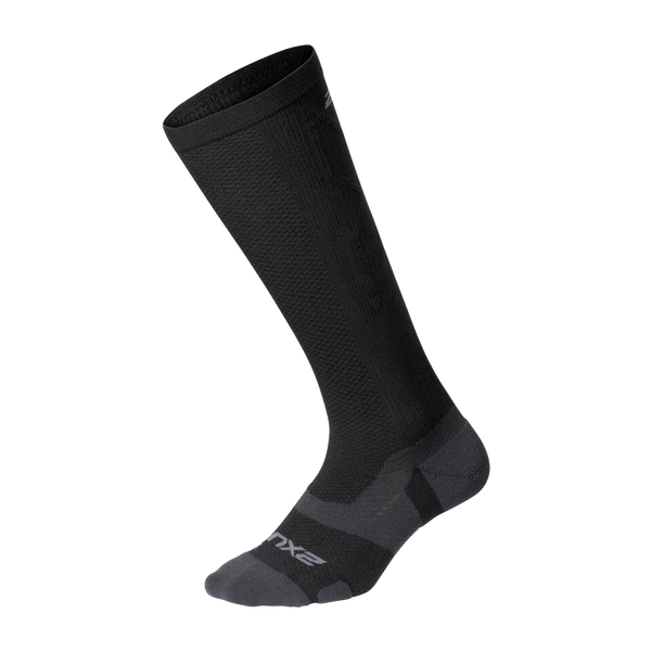 2XU Vectr Light Cushion Full Length Compression Socks Black/Titanium