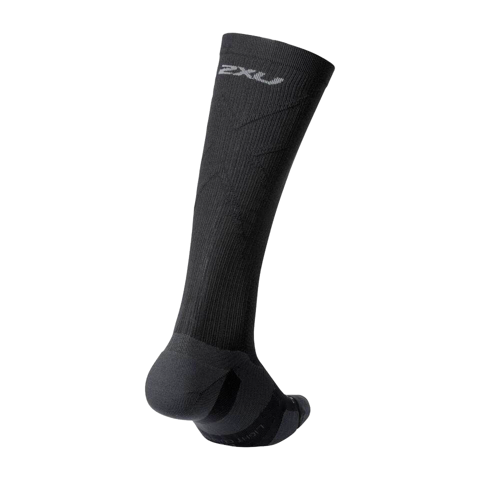2XU Vectr Light Cushion Full Length Compression Socks Black/Titanium Secondary image