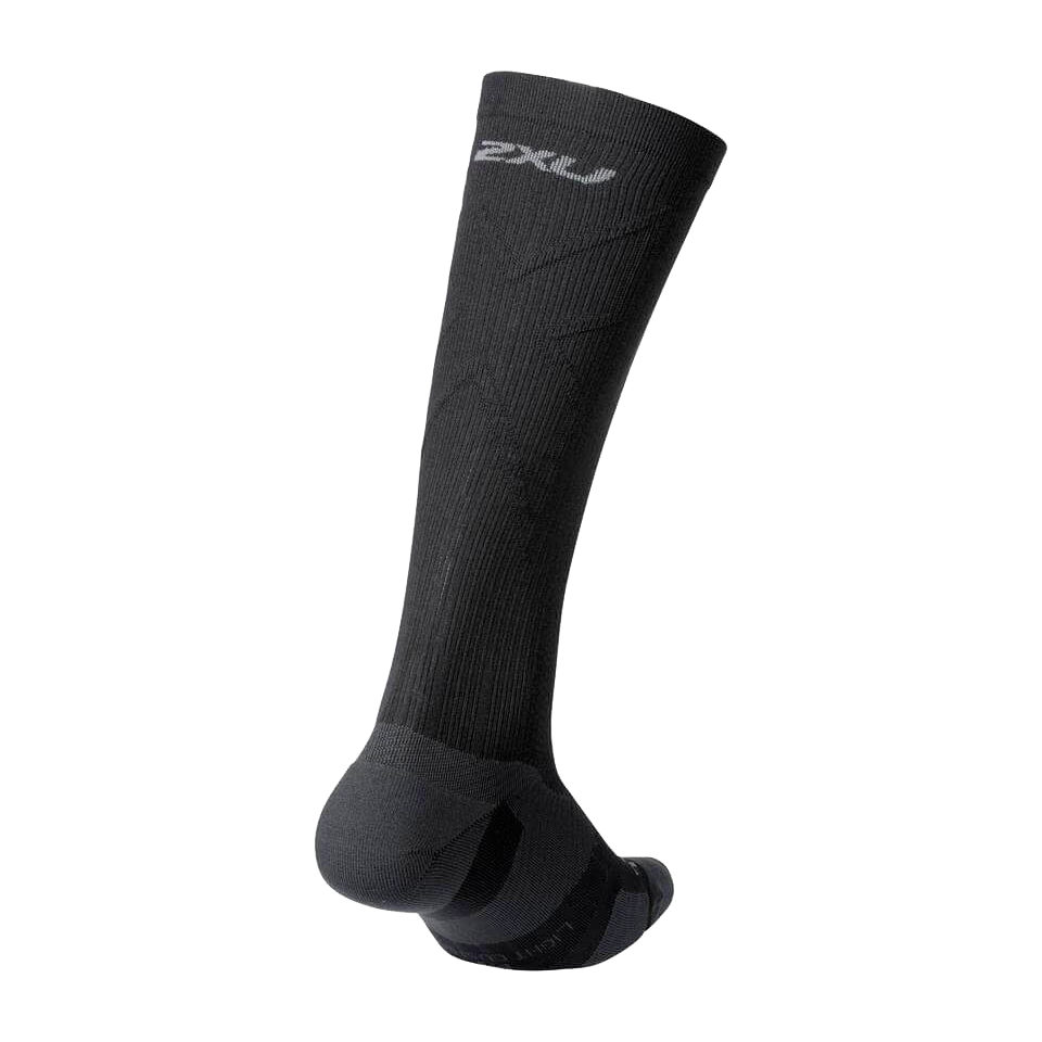 2XU Vectr Light Cushion Full Length Compression Socks Black/Titanium