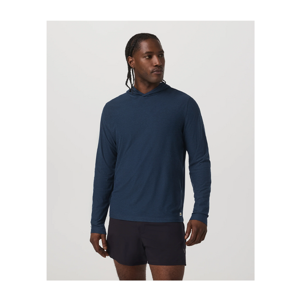 Vuori Men's Strato Tech Hoodie Navy Heather